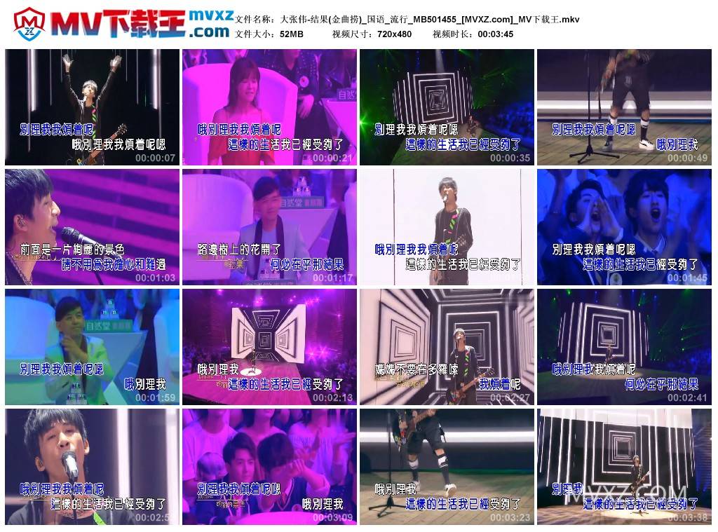 大张伟-结果(金曲捞)_国语_流行_MB501455